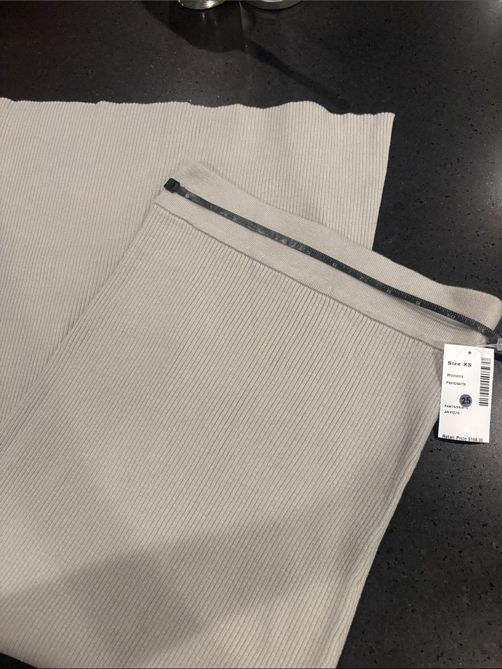 Splendid Neutral Ribbed long Skirt XS